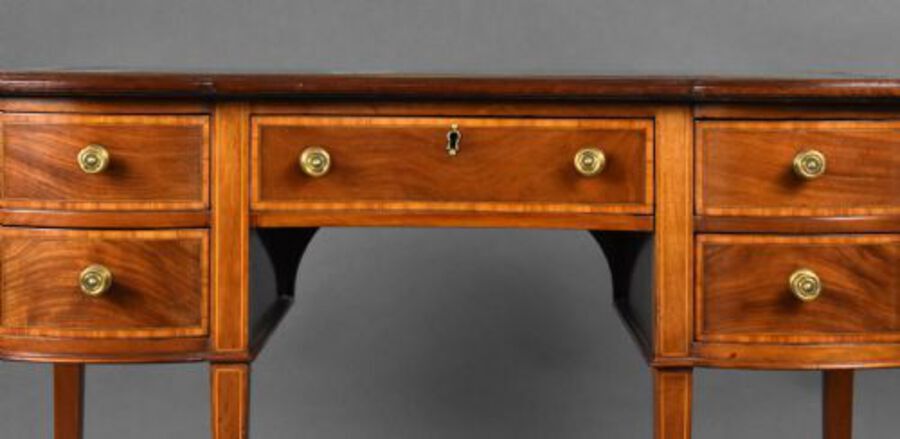 Antique Edwardian Mahogany Writing Table
