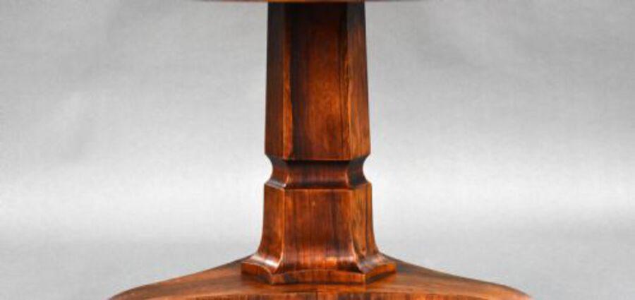 Antique Victorian Rosewood Circular Breakfast Table