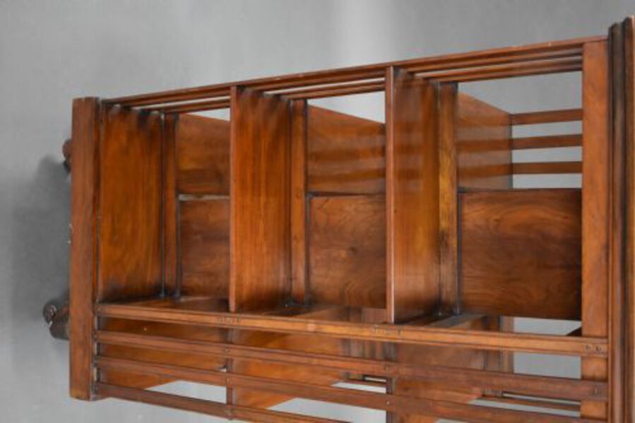 Antique Edwardian Mahogany Revolving Bookcase