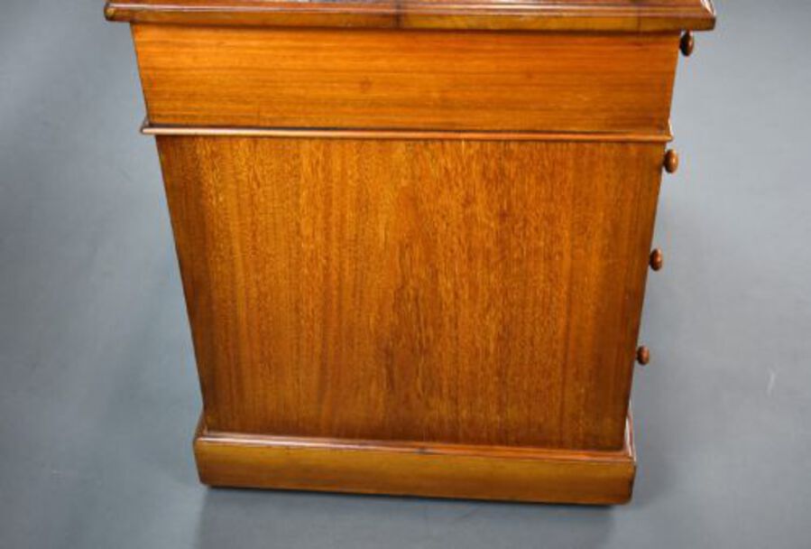 Antique Victorian Pedestal Desk