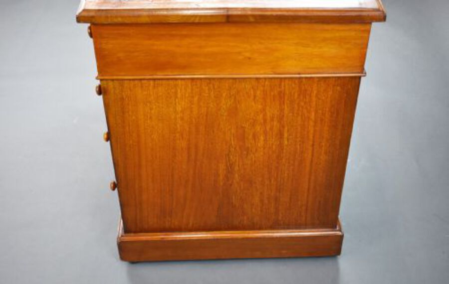 Antique Victorian Pedestal Desk