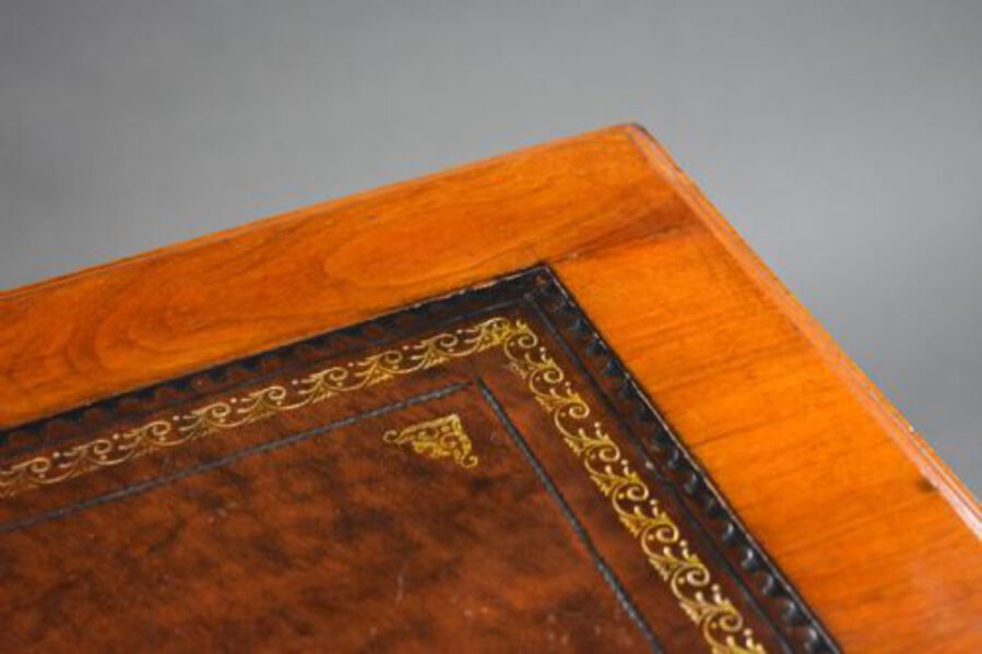 Antique Victorian Pedestal Desk