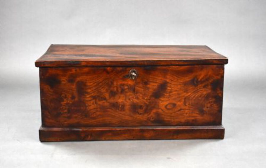 Antique 19th Century Elm Box