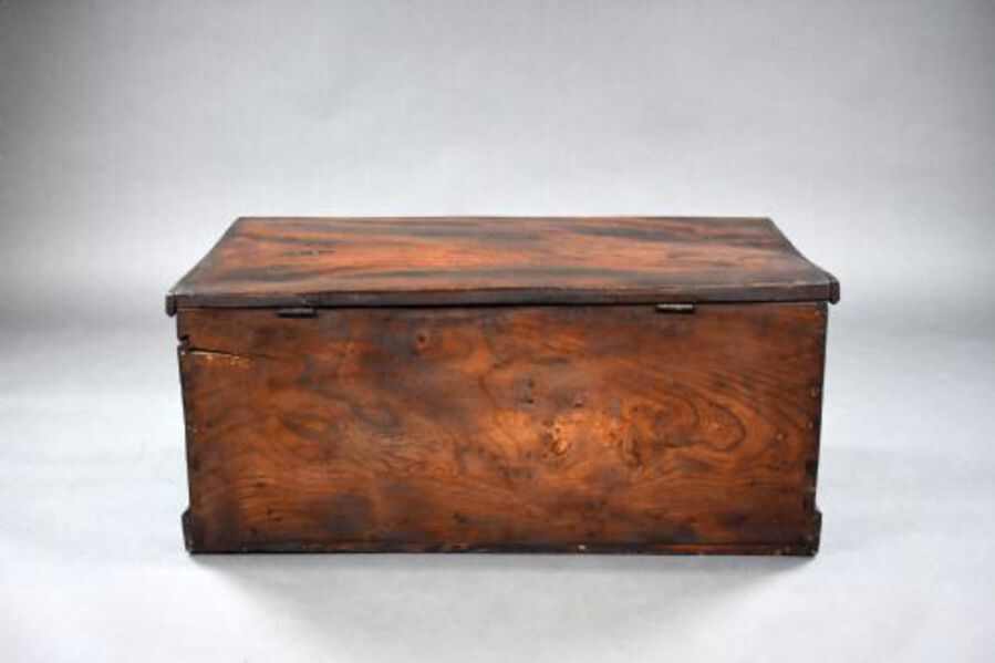 Antique 19th Century Elm Box