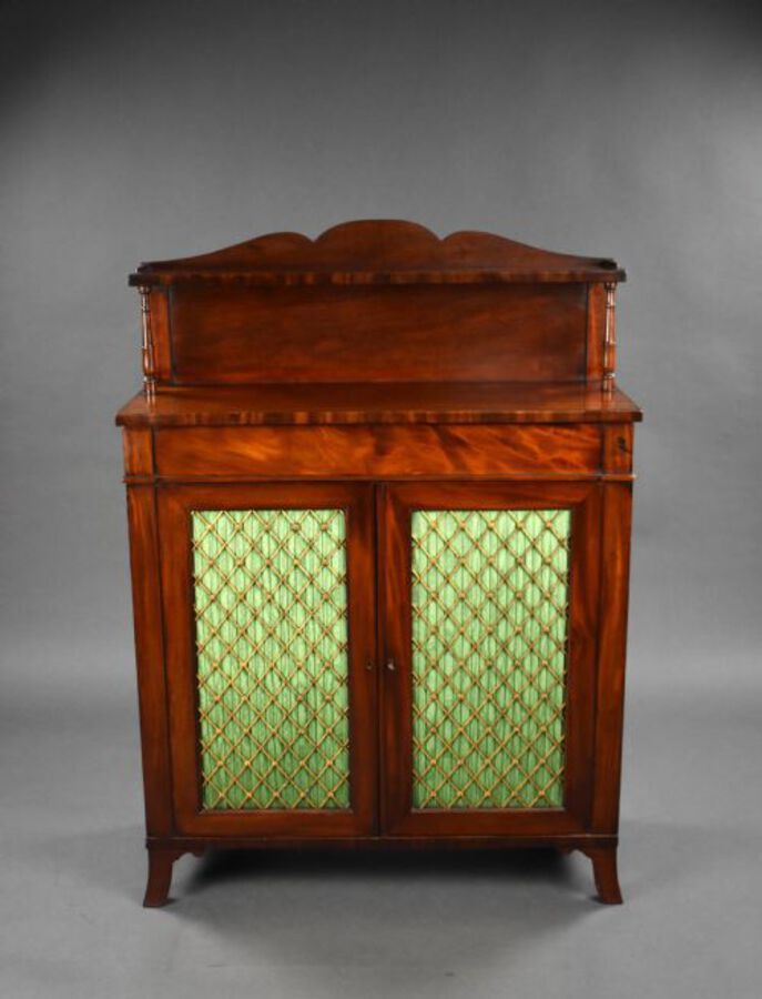 Antique Regency Mahogany Chiffonier 