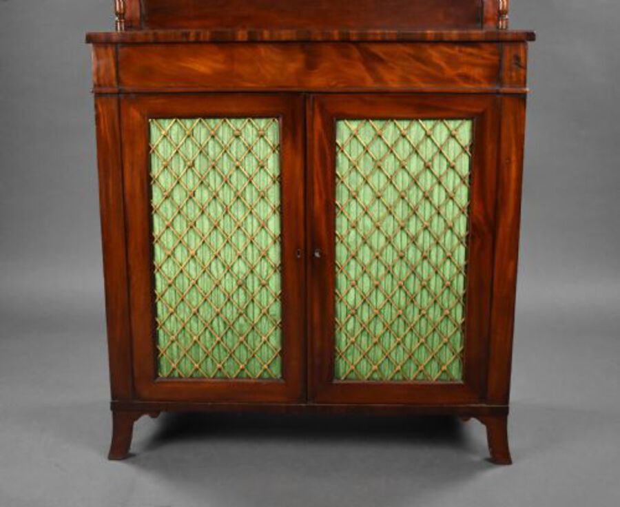 Antique Regency Mahogany Chiffonier 