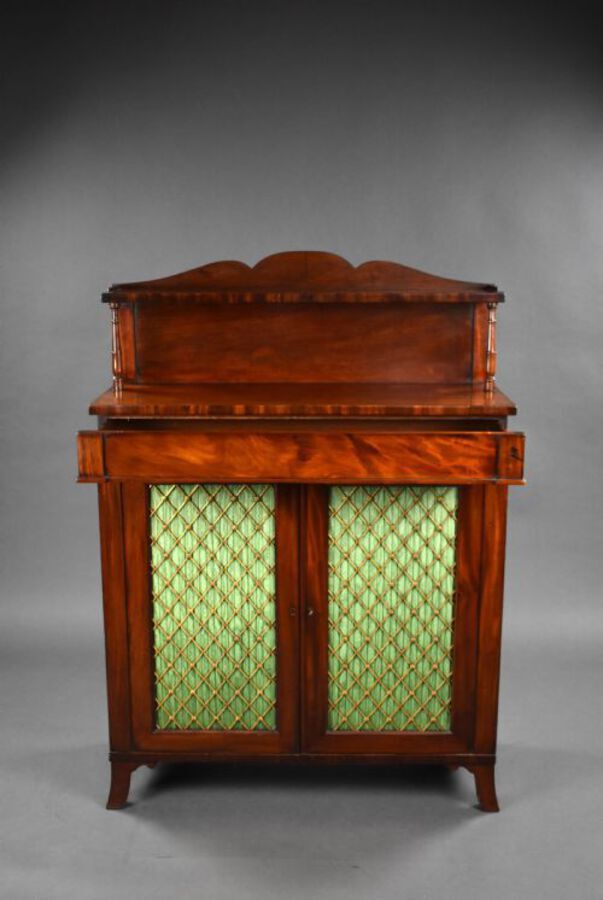 Antique Regency Mahogany Chiffonier 