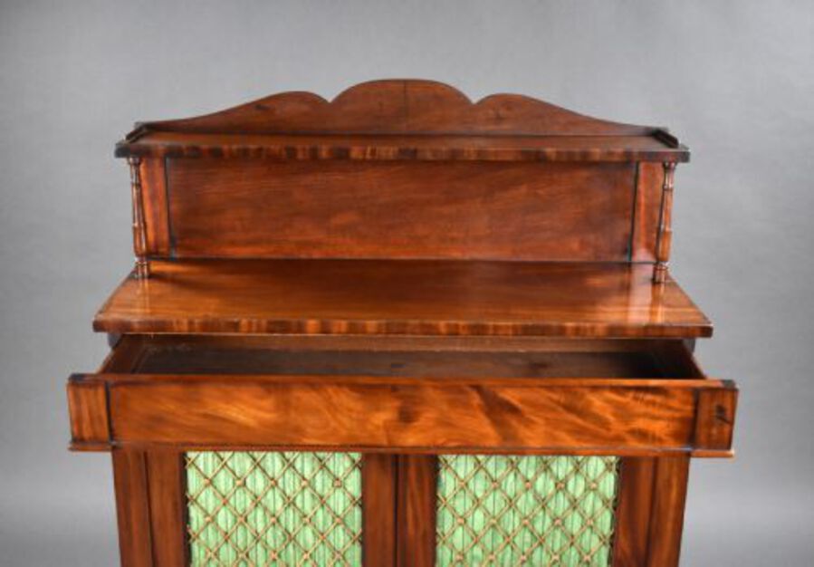 Antique Regency Mahogany Chiffonier 