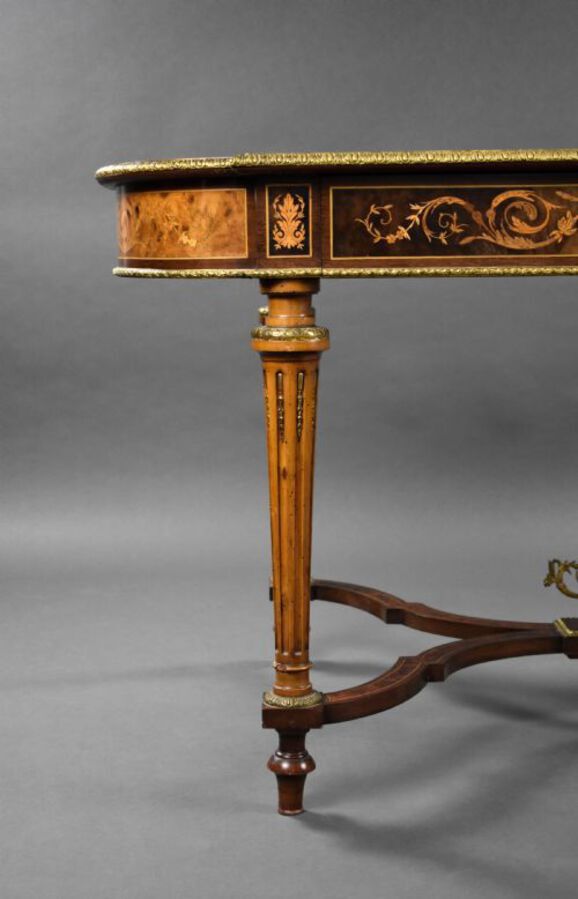 Antique 19th Century French Marquetry Centre Table