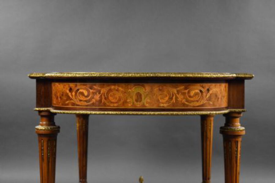 Antique 19th Century French Marquetry Centre Table