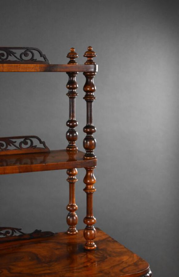 Antique Victorian Bur Walnut Chiffonier