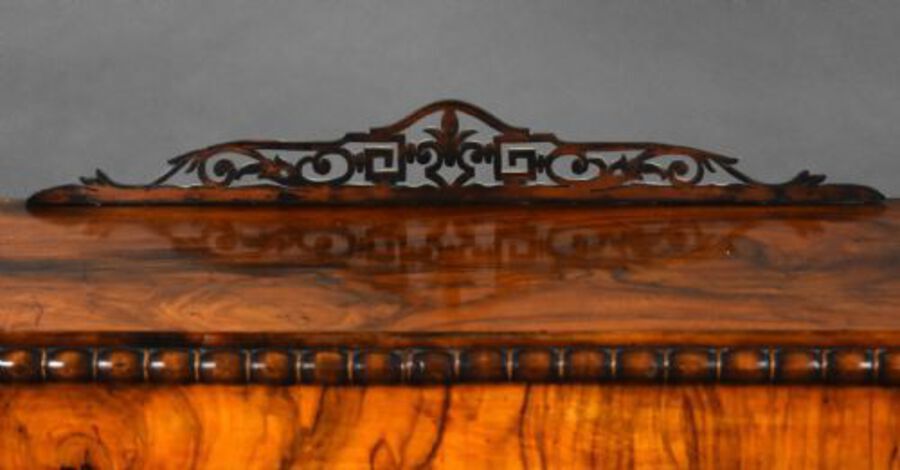 Antique Victorian Bur Walnut Chiffonier