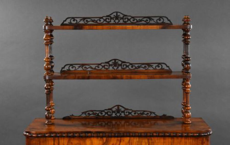 Antique Victorian Bur Walnut Chiffonier