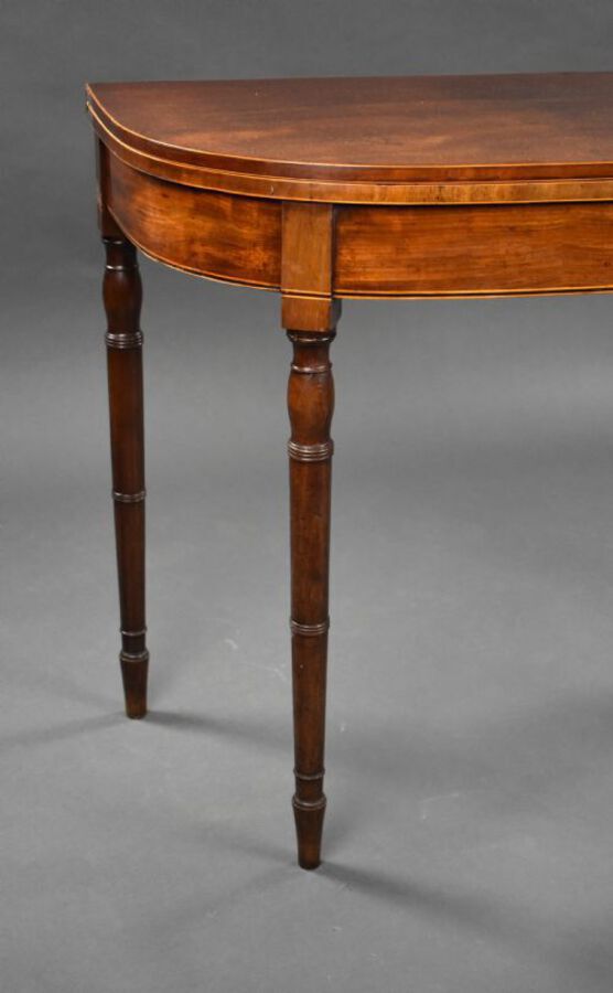 Antique George III Mahogany Tea Table