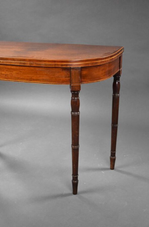 Antique George III Mahogany Tea Table