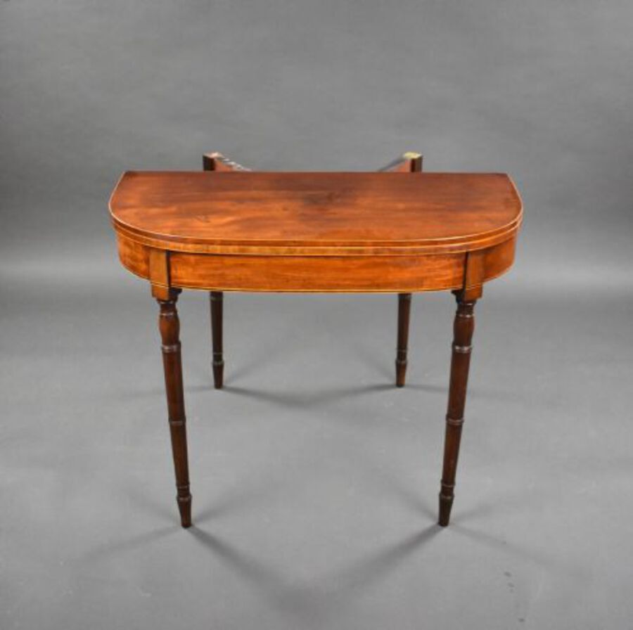 Antique George III Mahogany Tea Table