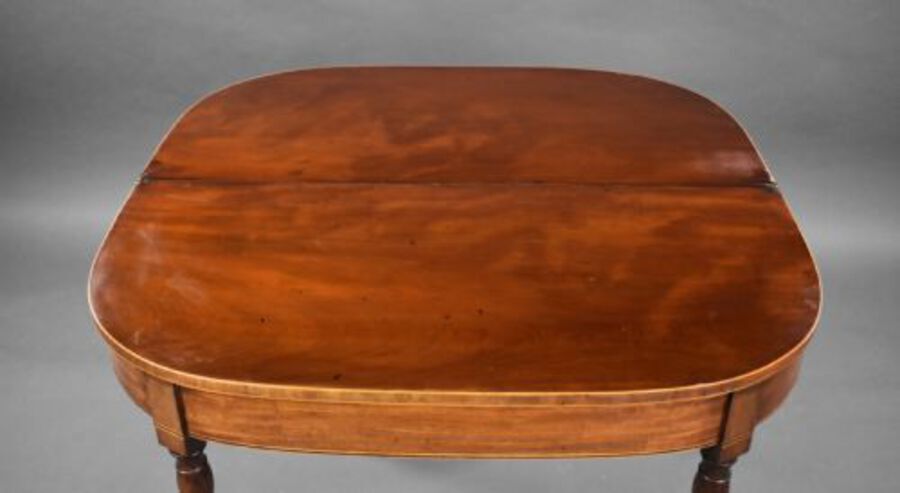 Antique George III Mahogany Tea Table