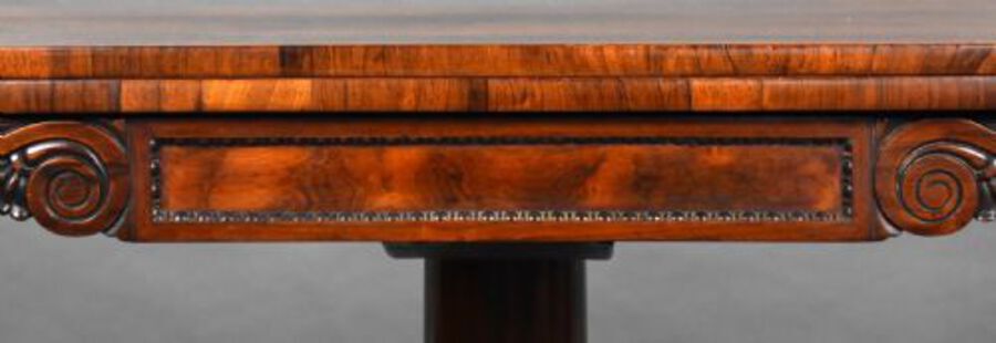Antique William IV Rosewood Tea Table