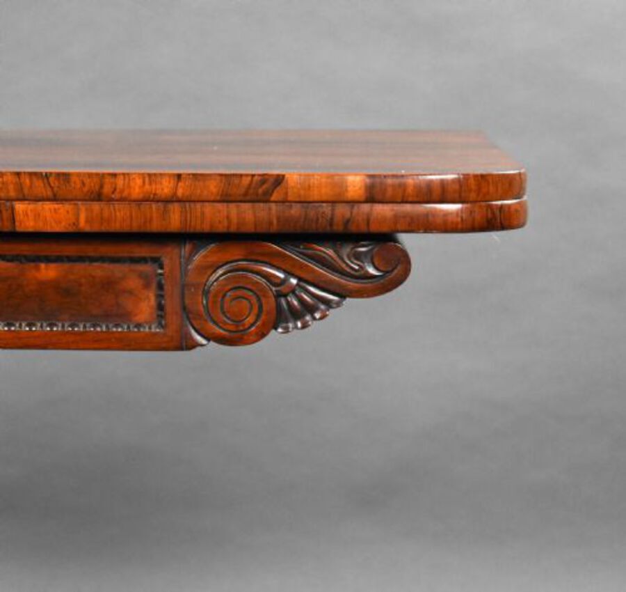 Antique William IV Rosewood Tea Table
