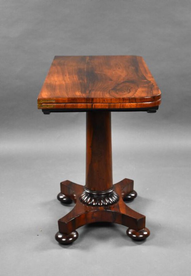 Antique William IV Rosewood Tea Table