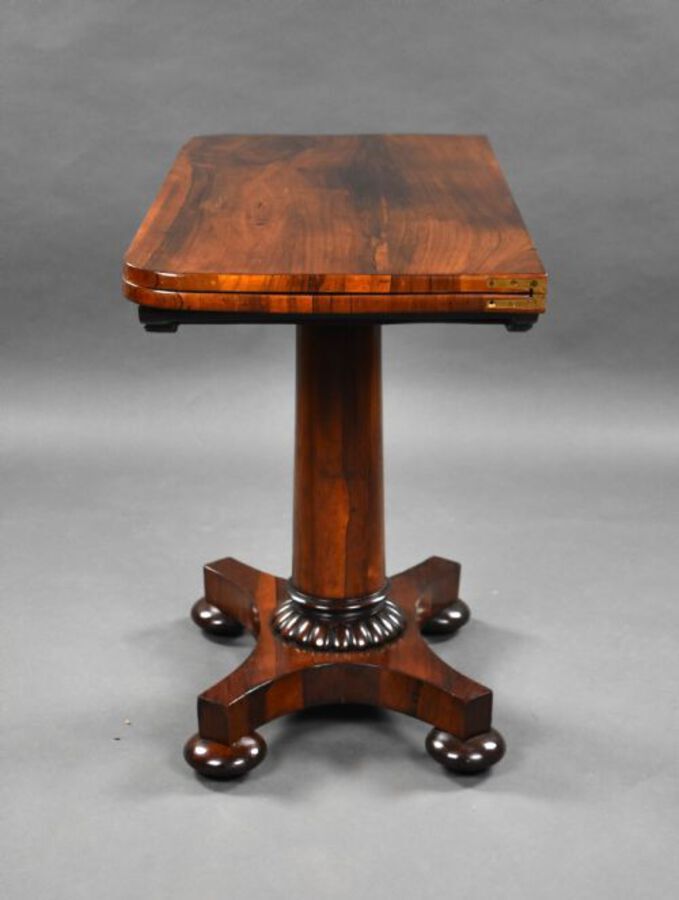 Antique William IV Rosewood Tea Table