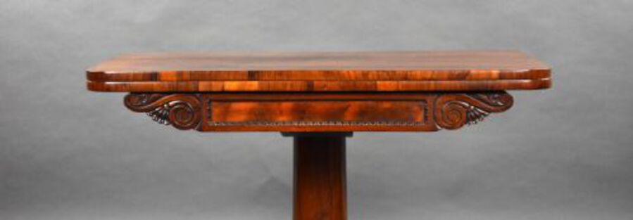 Antique William IV Rosewood Tea Table