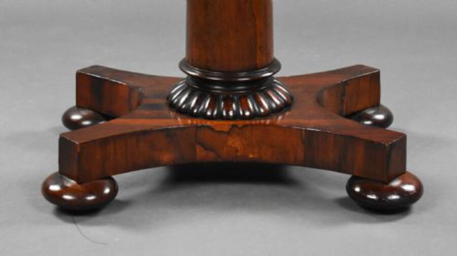 Antique William IV Rosewood Tea Table