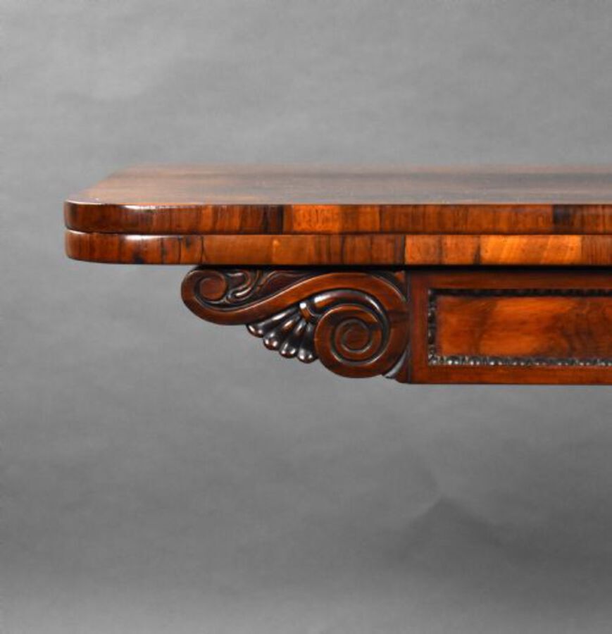 Antique William IV Rosewood Tea Table