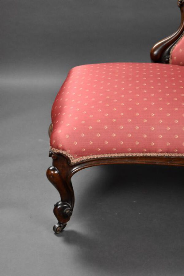 Antique Victorian Rosewood Chaise Lounge
