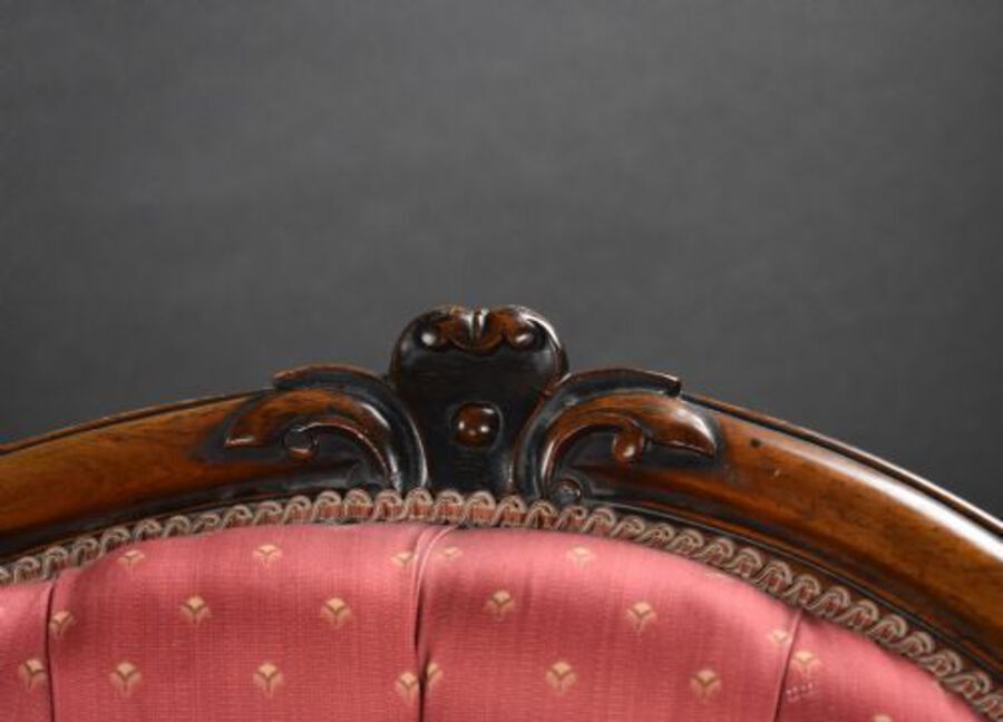 Antique Victorian Rosewood Chaise Lounge