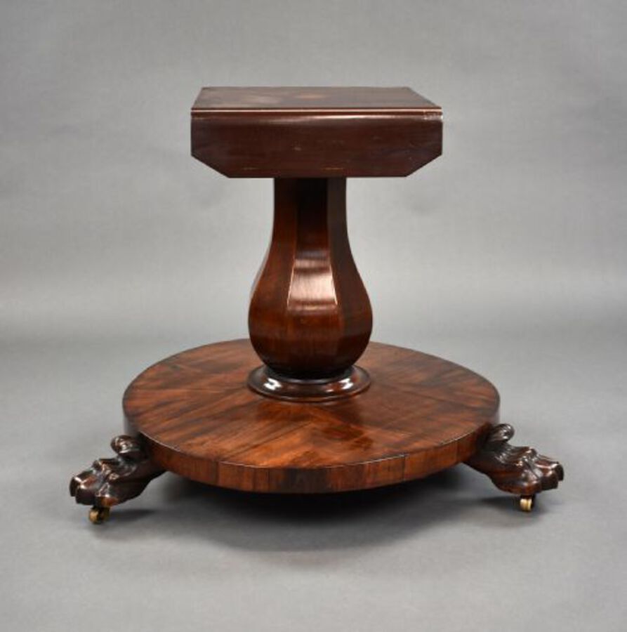 Antique William IV Rosewood Circular Breakfast Table
