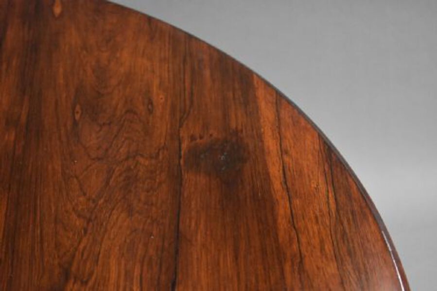 Antique William IV Rosewood Circular Breakfast Table