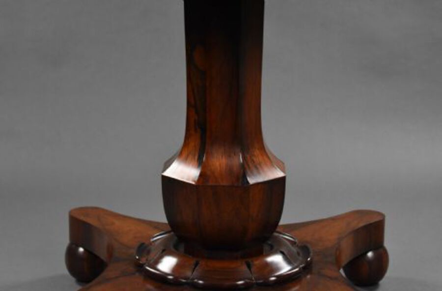 Antique William IV Rosewood Circular Breakfast Table