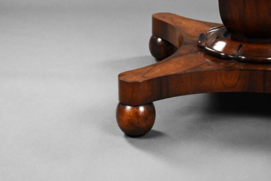 Antique William IV Rosewood Circular Breakfast Table
