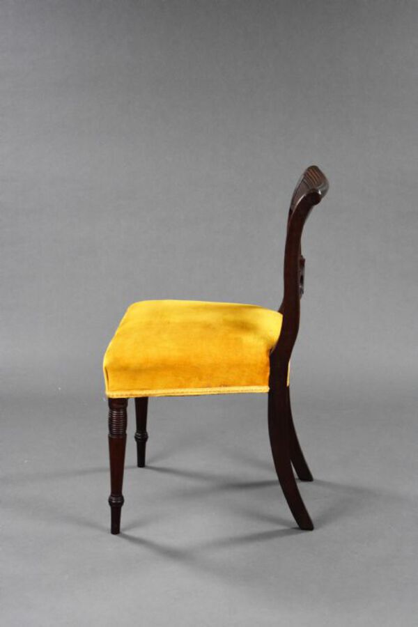 Antique Set of 4 Regency Mahogany Dining Chairs