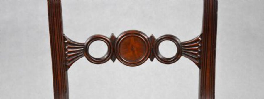 Antique Set of 4 Regency Mahogany Dining Chairs