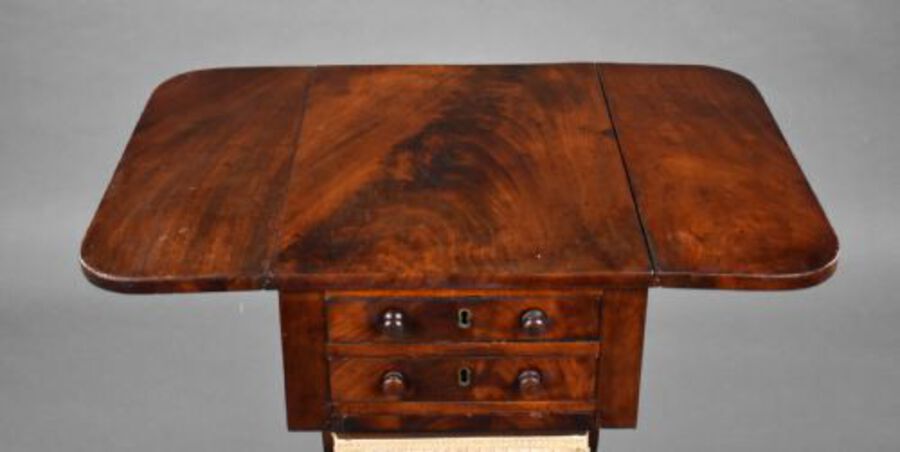 Antique Regency Mahogany Work Table