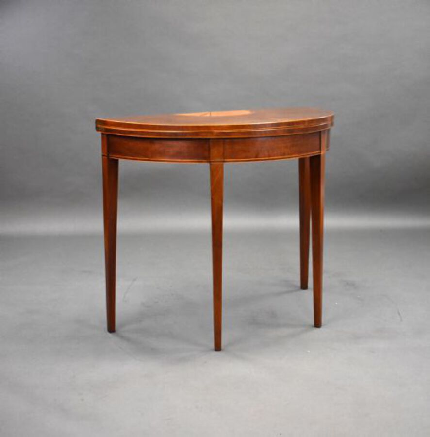Antique George III Mahogany Tea Table