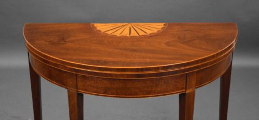 Antique George III Mahogany Tea Table