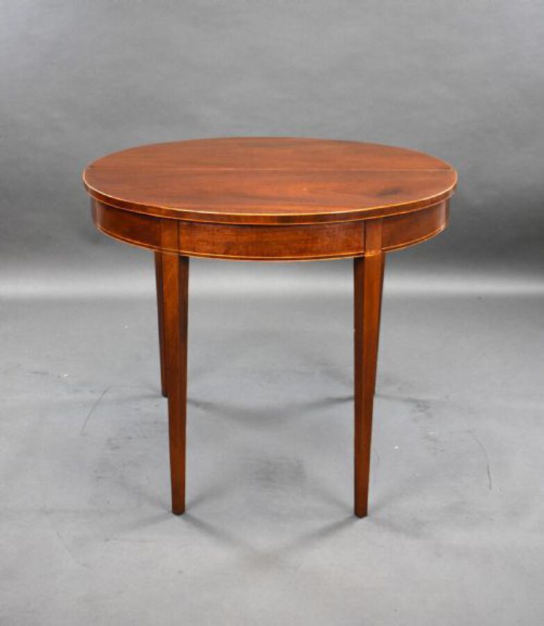 Antique George III Mahogany Tea Table