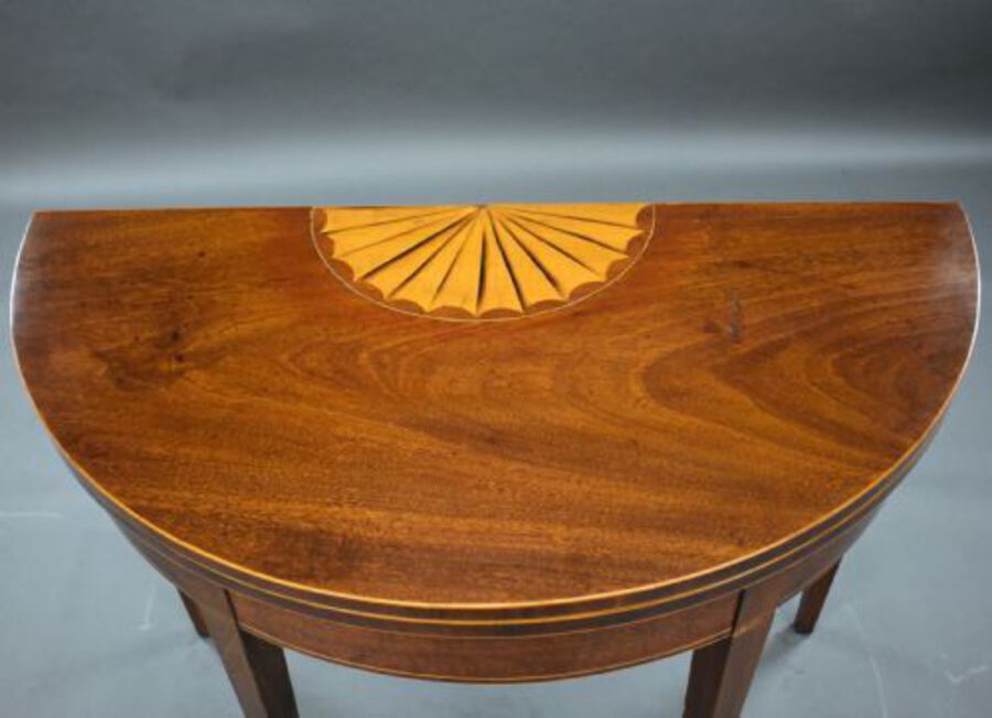 Antique George III Mahogany Tea Table