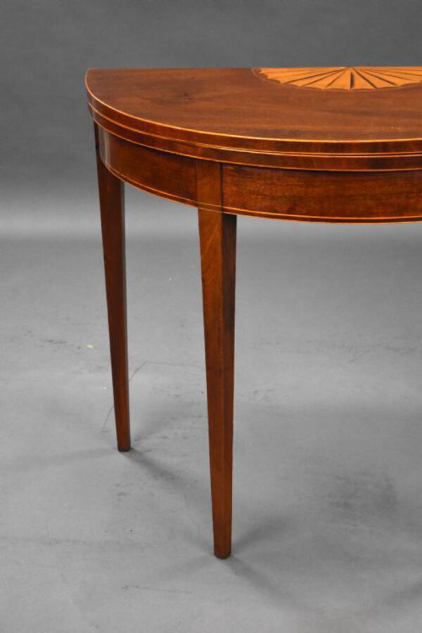 Antique George III Mahogany Tea Table