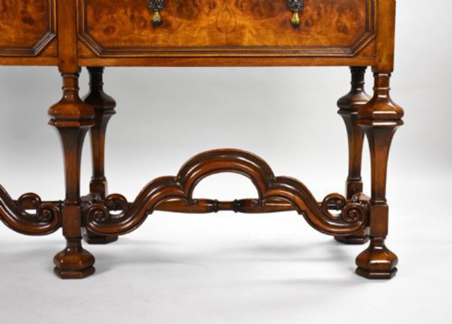 Antique Antique William & Mary Style Walnut Dresser Base