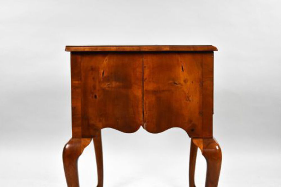 Antique Antique Queen Anne Revival Walnut Lowboy