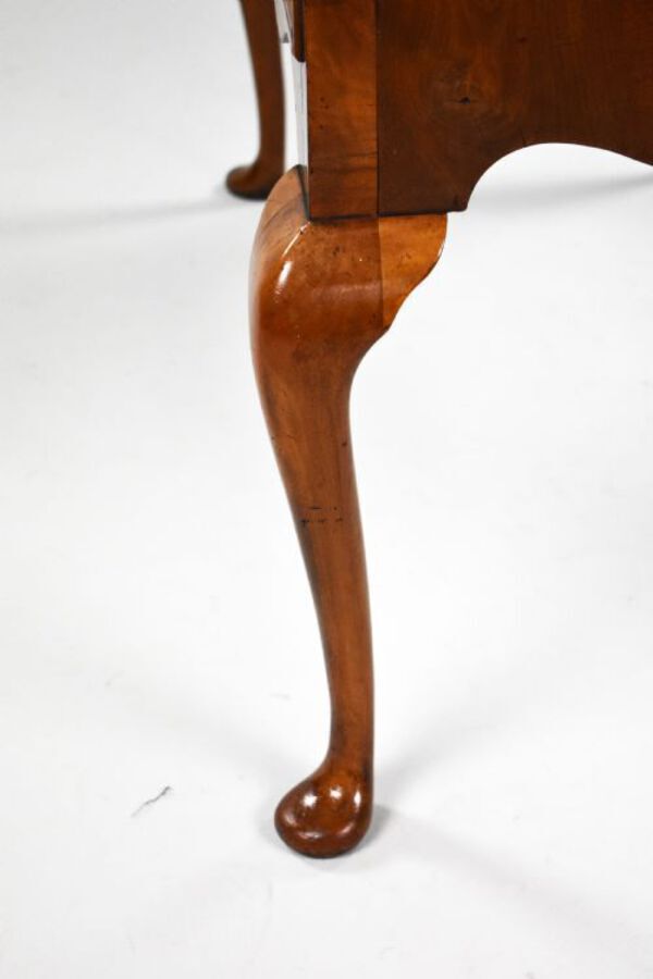 Antique Antique Queen Anne Revival Walnut Lowboy