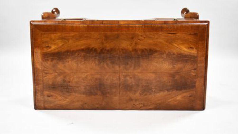 Antique Antique Queen Anne Revival Walnut Lowboy