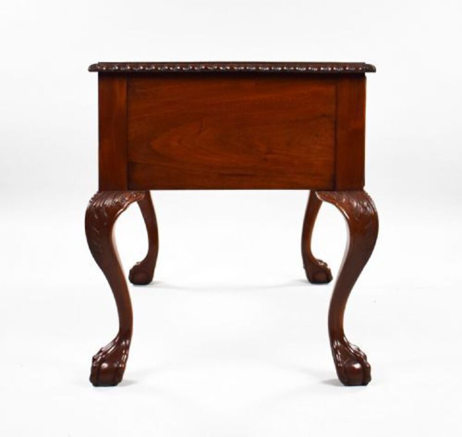 Antique Mahogany Chippendale Style Writing Table