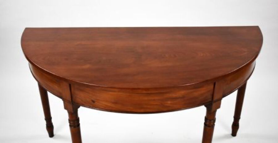 Antique Pair of George III Mahogany Console Tables