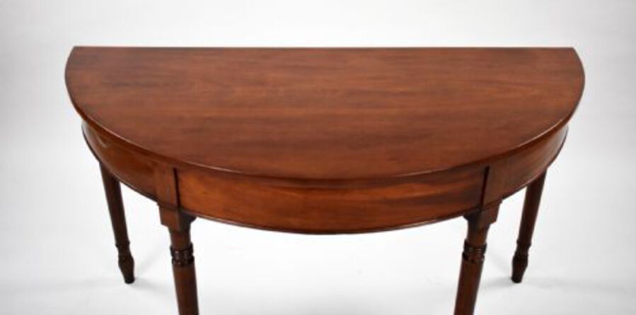Antique Pair of George III Mahogany Console Tables