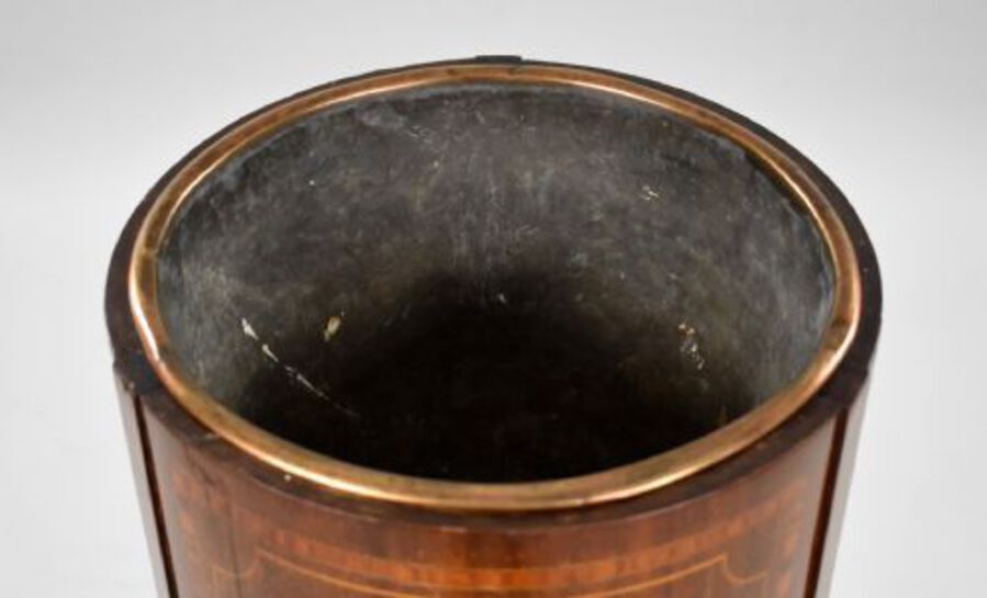 Antique Edwardian Mahogany and Inlaid Jardinière/Plant Stand
